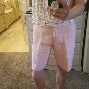 GAP PEACH COLORED KHAKIS LINEN/COTTON SHORTS
